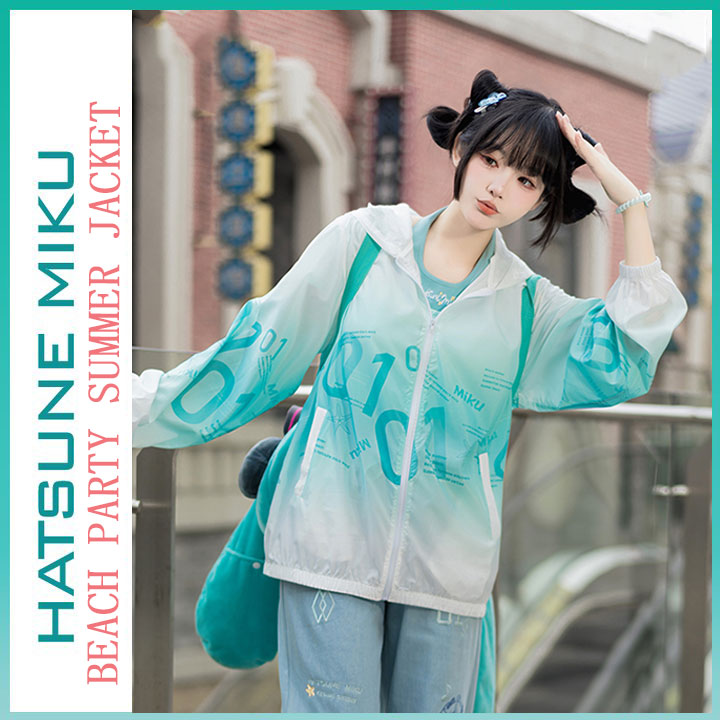 Orientalgirl Hatsune Miku Authorization 2024 Shore Party jacket