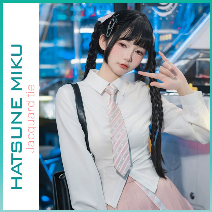 Orientalgirl Hatsune Miku Authorization 2024 necktie
