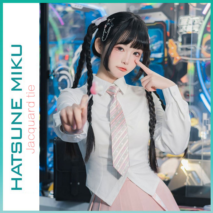 Orientalgirl Hatsune Miku Authorization 2024 necktie