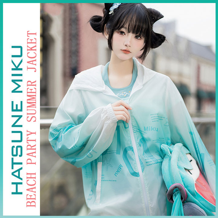 Orientalgirl Hatsune Miku Authorization 2024 Shore Party jacket