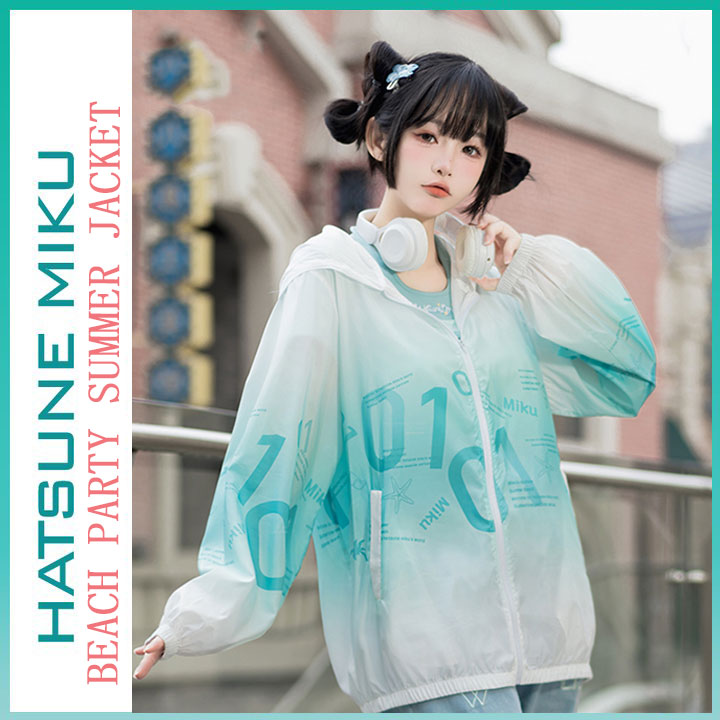 Orientalgirl Hatsune Miku Authorization 2024 Shore Party jacket