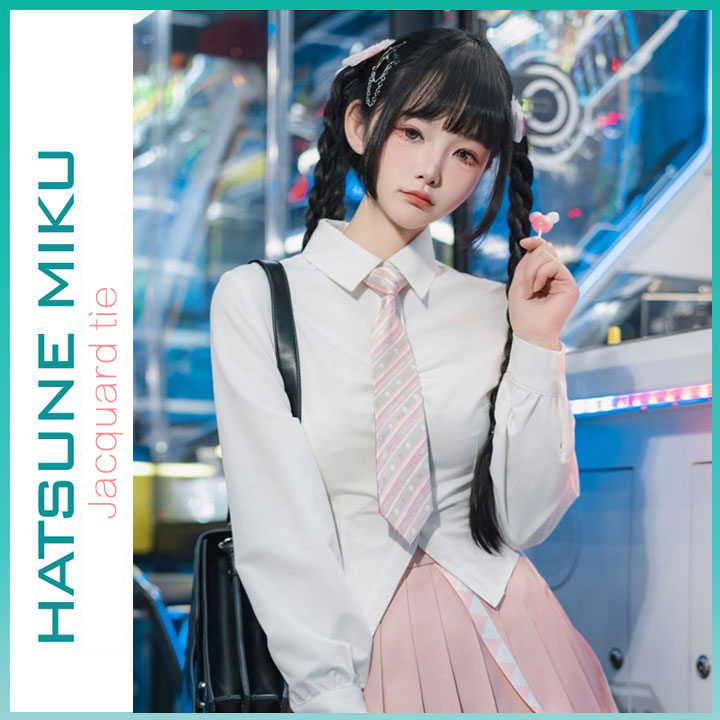 Orientalgirl Hatsune Miku Authorization 2024 necktie