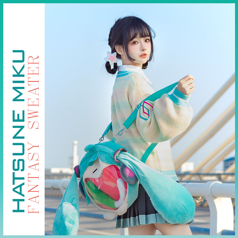 Orientalgirl Hatsune Miku Authorization Fantasy Colored Sweater