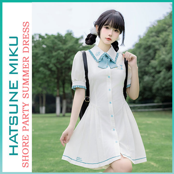 Orientalgirl Hatsune Miku Authorization 2024 Shore Party Dress