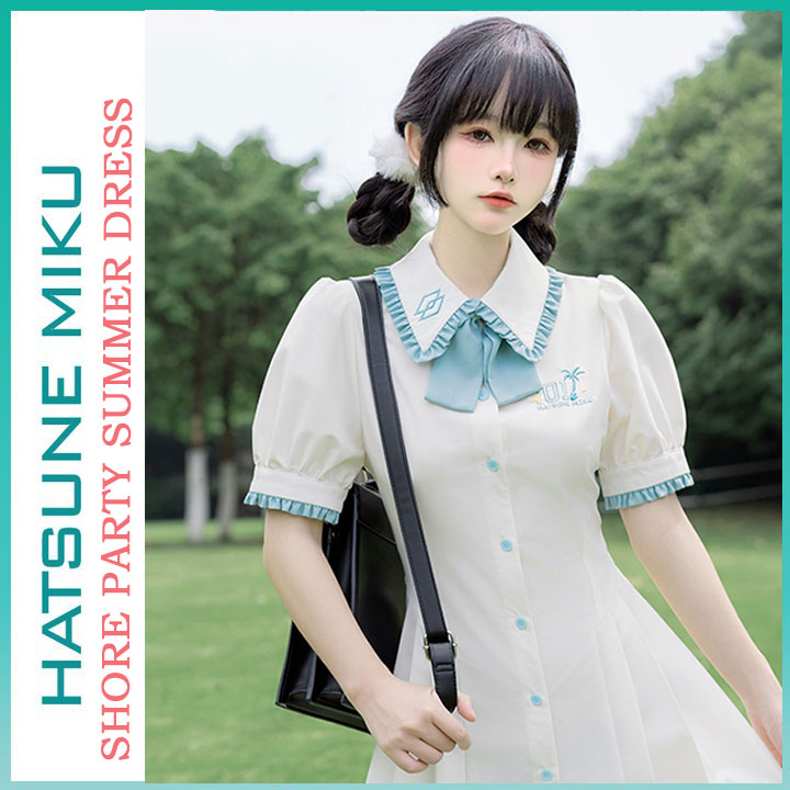 Orientalgirl Hatsune Miku Authorization 2024 Shore Party Dress