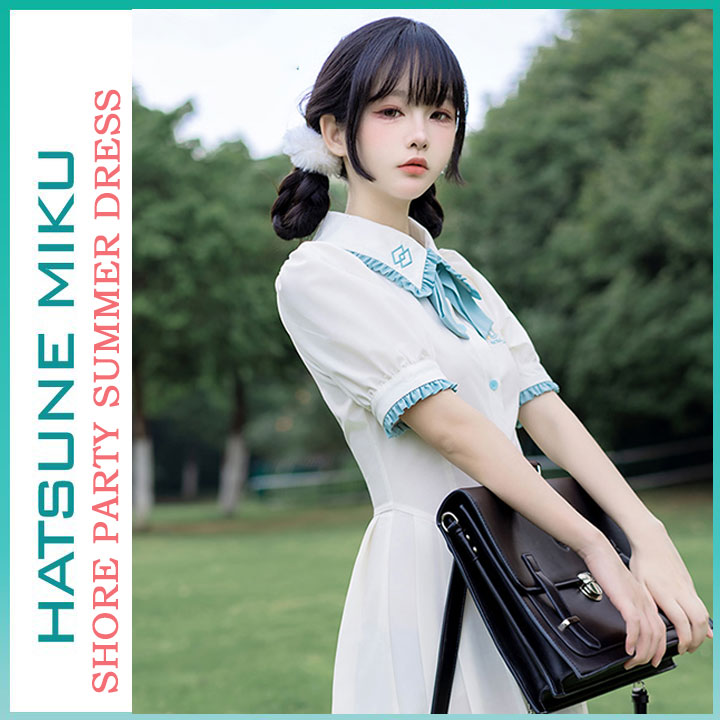 Orientalgirl Hatsune Miku Authorization 2024 Shore Party Dress