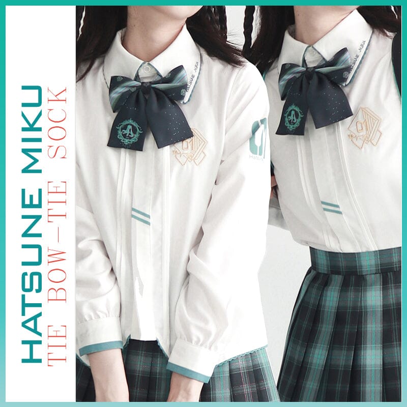 OrientalGirl Hatsune Miku JK Matching Tie/Bow-tie/Sock 配饰 天羽川