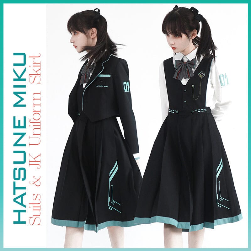 Orientalgirl Hatsune Miku JK Unifrom Dress and Short-Suit 套装 天羽川