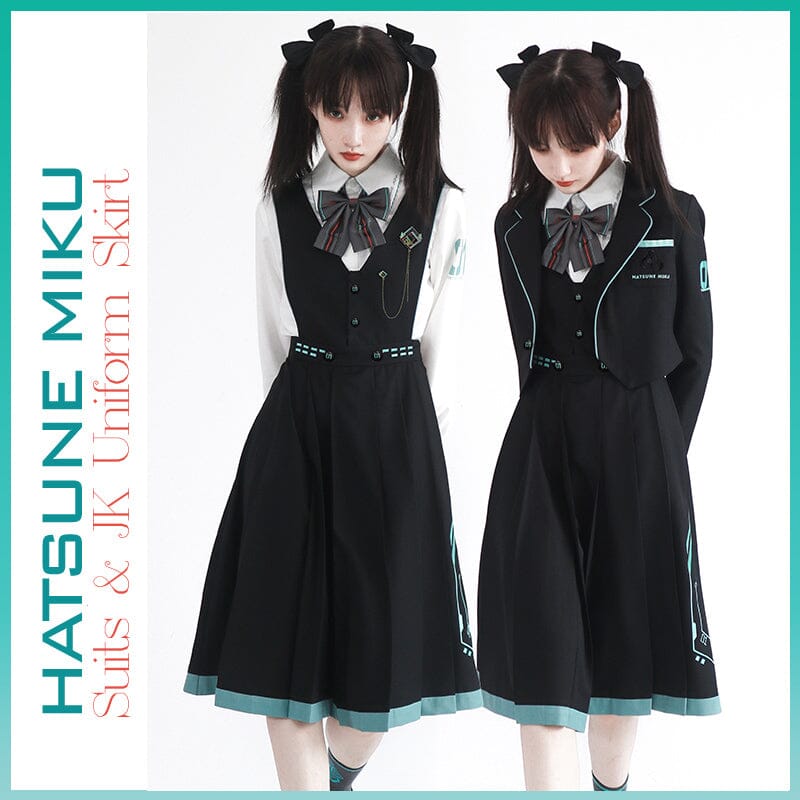 Orientalgirl Hatsune Miku JK Unifrom Dress and Short-Suit – OrientalGirl