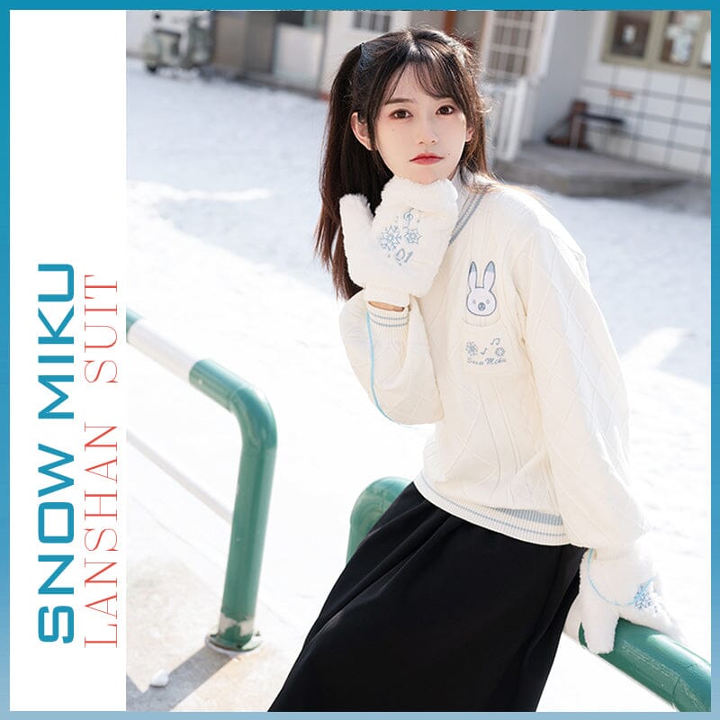 【Size S-XL 】OrientalGirl Snow Miku LANSHAN Suit 套装 天羽川