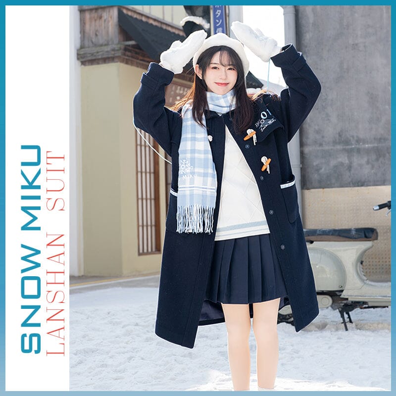 【Size S-XL 】OrientalGirl Snow Miku LANSHAN Suit 套装 天羽川