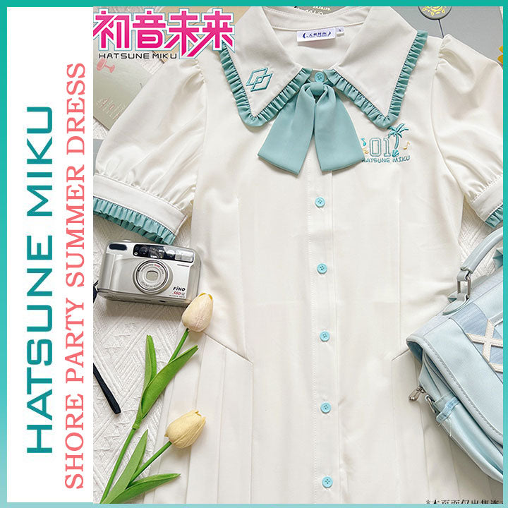 Orientalgirl Hatsune Miku Authorization  2024 Shore Party Dress