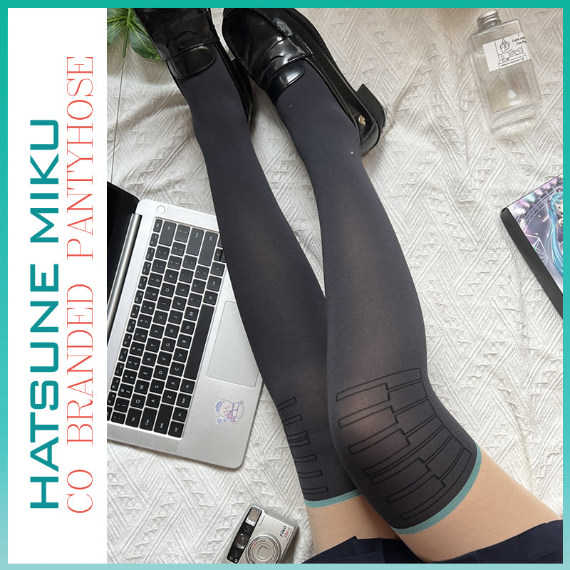 Orientalgirl Hatsune Miku Authorization  Co Branded Pantyhose/Thigh-high socks