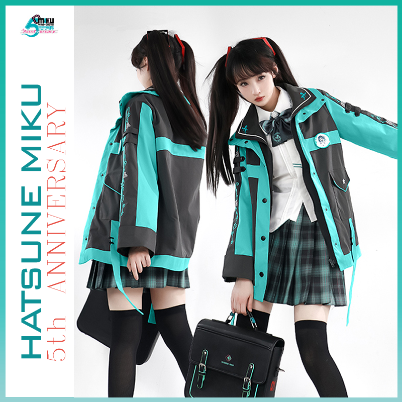 【Size S-L 】 Hatsune Miku 5th Anniversary Limited Edition Outerwear