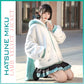 Orientalgirl Hatsune Miku Authorization  Lamb Velvet Double Ponytail Jacket