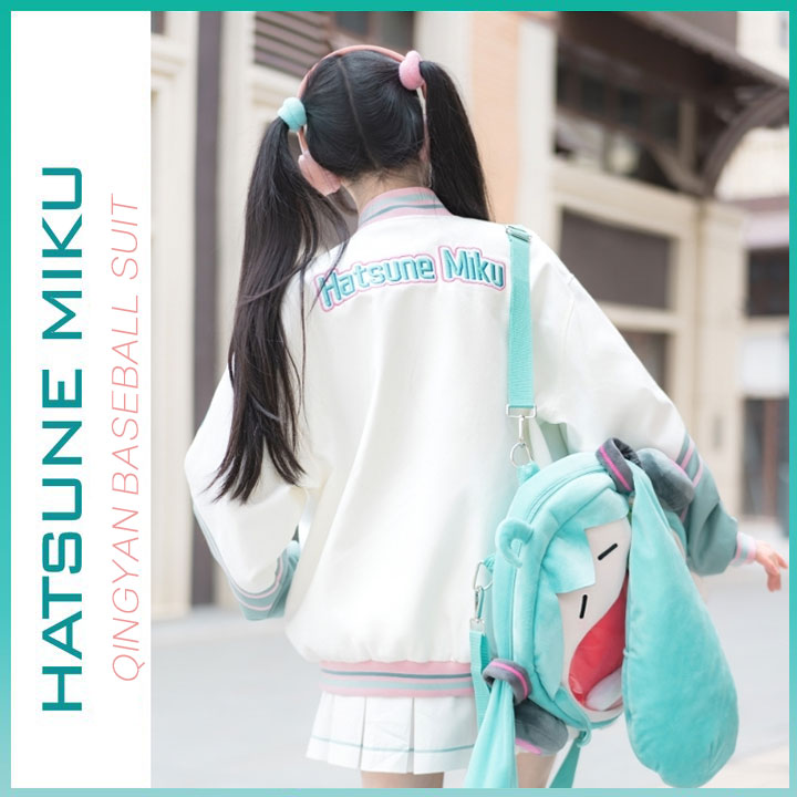 Orientalgirl Hatsune Miku Authorization 2024 Spring Baseball suit