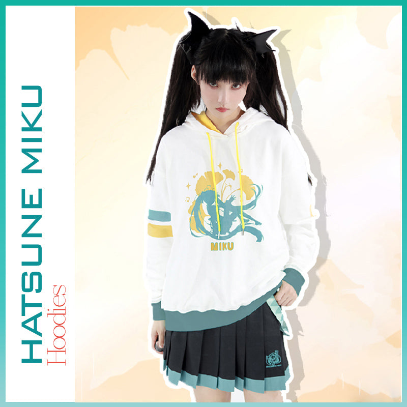 Orientalgirl Hatsune Miku Authorization Ginkgo Hoodies