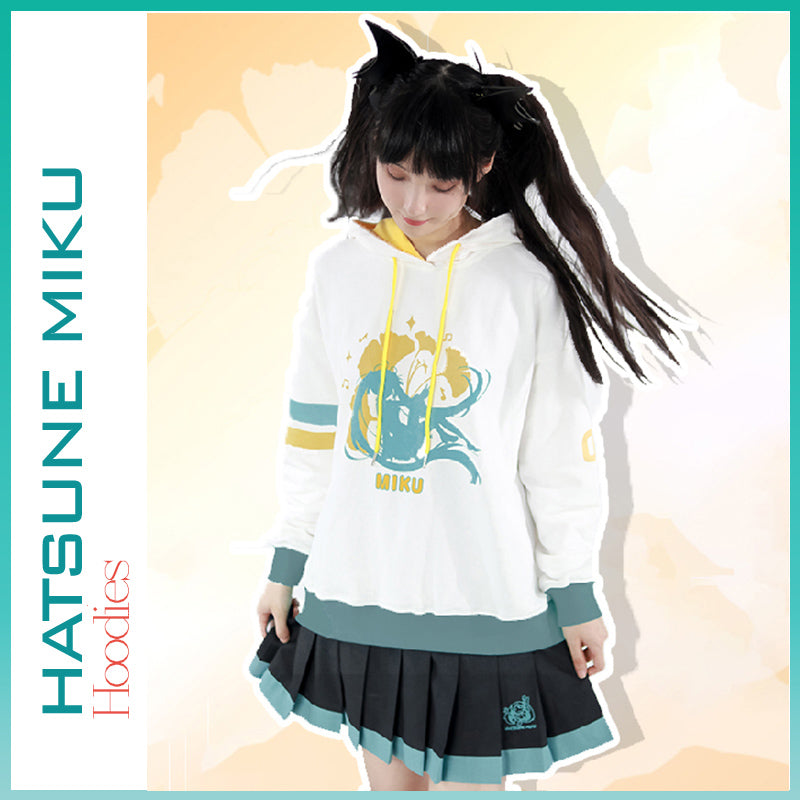 Orientalgirl Hatsune Miku Authorization Ginkgo Hoodies