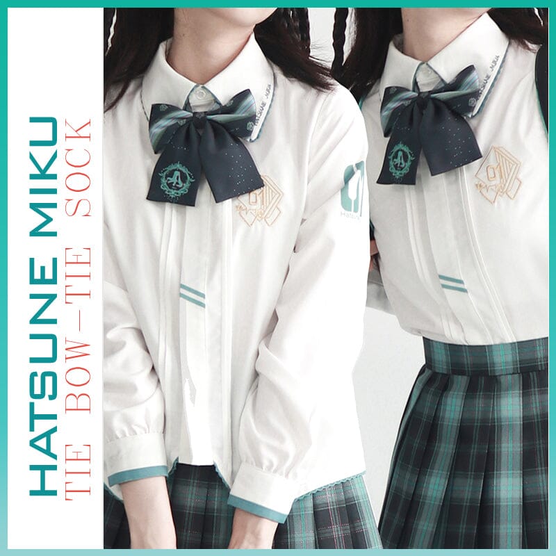 OrientalGirl Hatsune Miku JK Matching Tie/Bow-tie/Sock 配饰 天羽川 