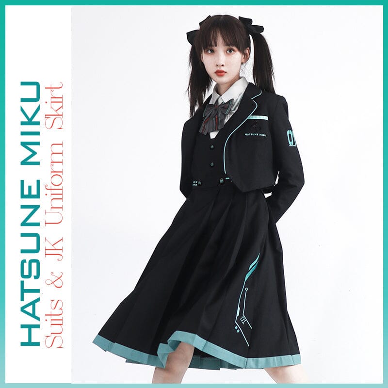 Orientalgirl Hatsune Miku JK Unifrom Dress and Short-Suit 套装 天羽川 