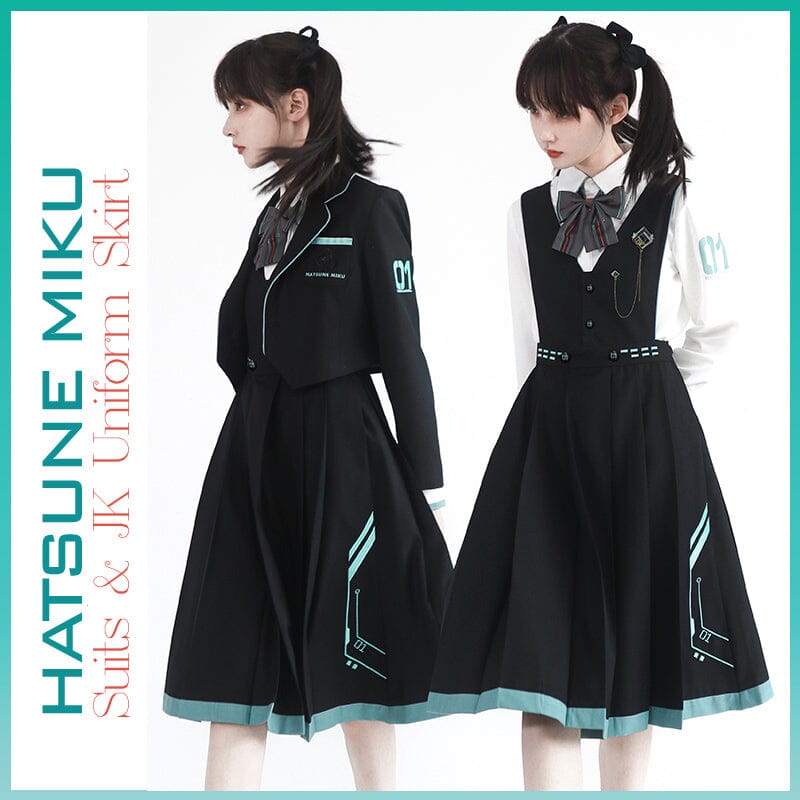 Orientalgirl Hatsune Miku JK Unifrom Dress and Short-Suit 套装 天羽川 
