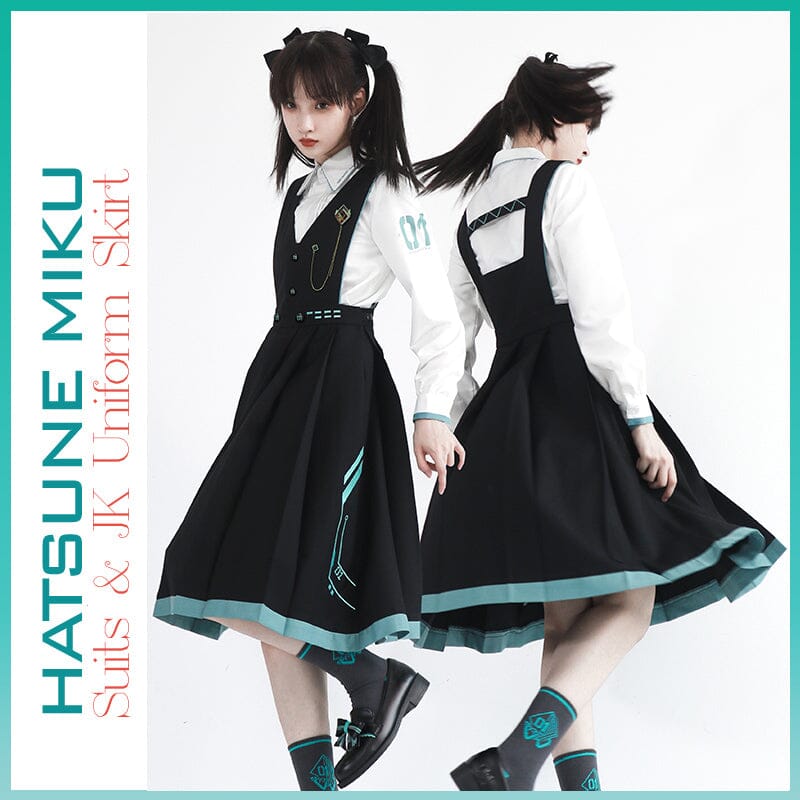 Orientalgirl Hatsune Miku JK Unifrom Dress and Short-Suit 套装 天羽川 