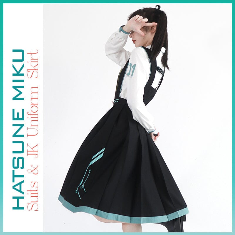 Orientalgirl Hatsune Miku JK Unifrom Dress and Short-Suit 套装 天羽川 