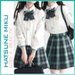 【Size S-XL 】OrientalGirl Hatsune Miku JK Girl's Long Slevee Blouse HighSchool Uniform 衬衫 天羽川 