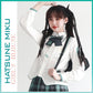 【Size S-XL 】OrientalGirl Hatsune Miku JK Girl's Long Slevee Blouse HighSchool Uniform 衬衫 天羽川 