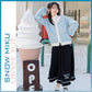 【Size S-XL 】OrientalGirl Snow Miku CHUXUE Suit OrientalGirl 